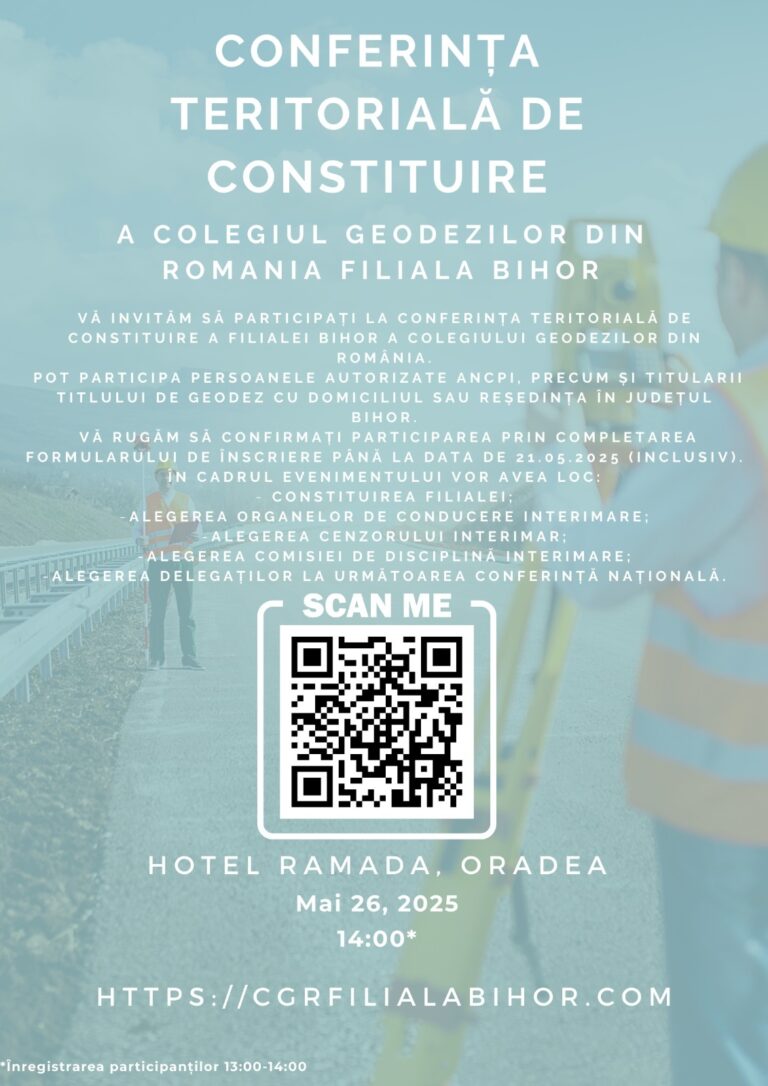 Invitație conferința de constituire Bihor