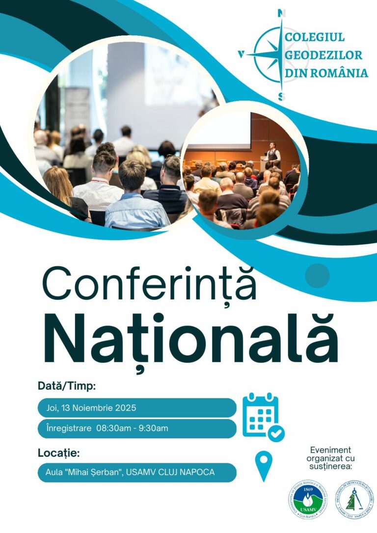 Program Conferința Națională – Cluj Napoca 13.11.2025